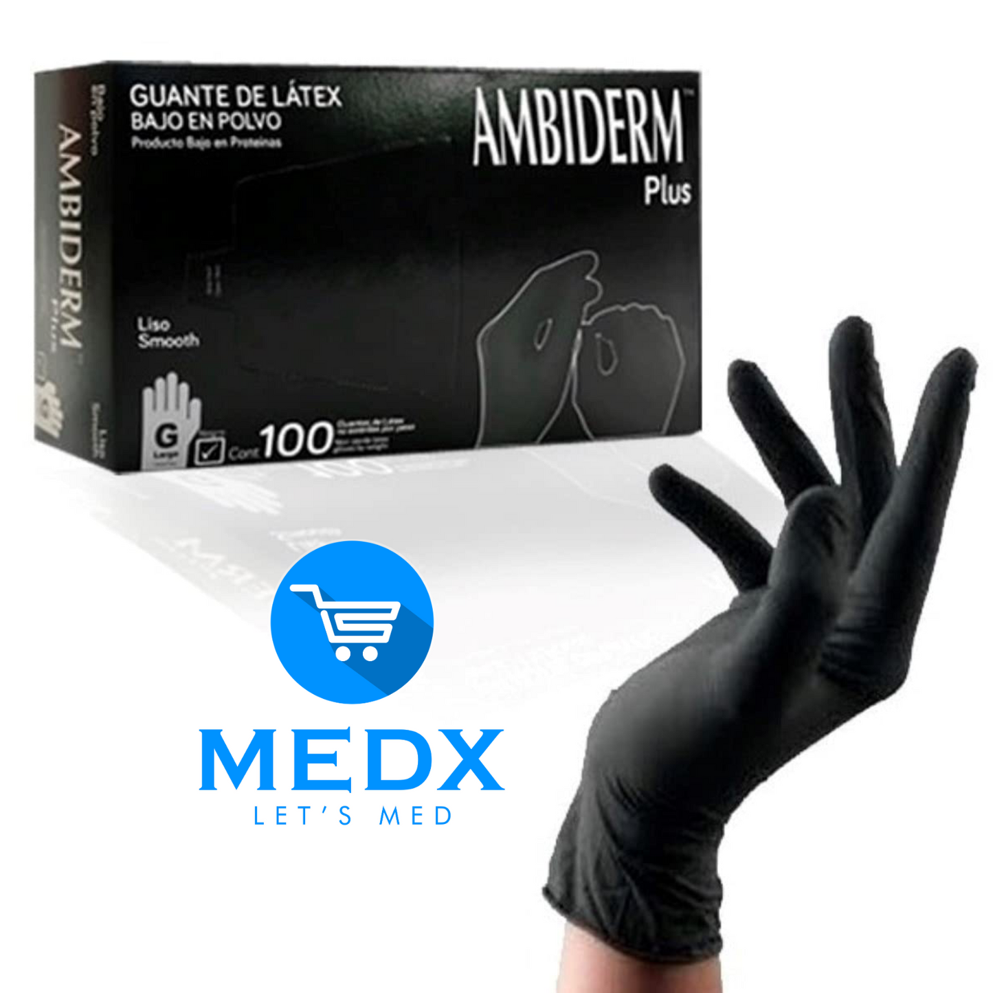 GUANTE DE LÁTEX AMBIDERM