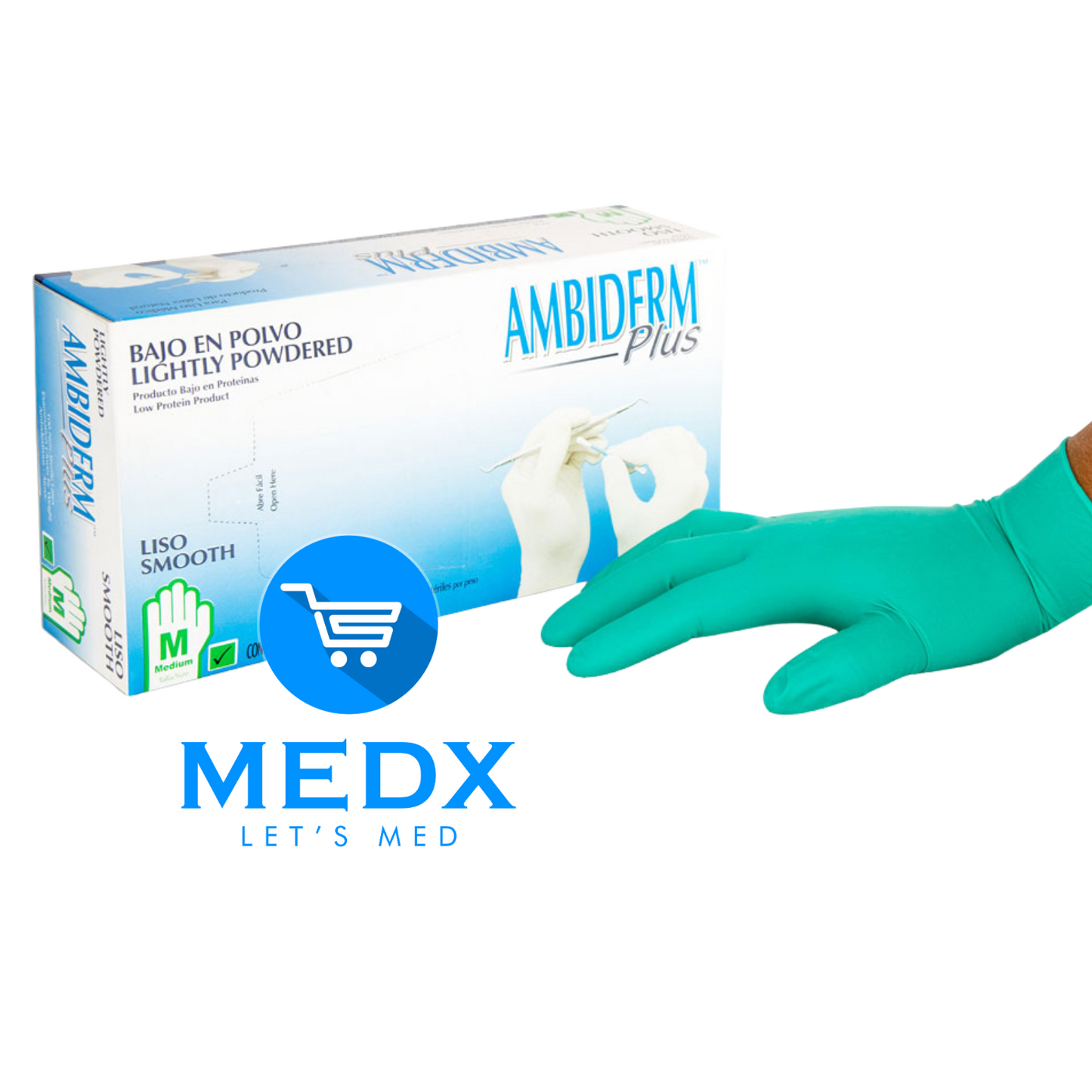 GUANTE DE LÁTEX AMBIDERM