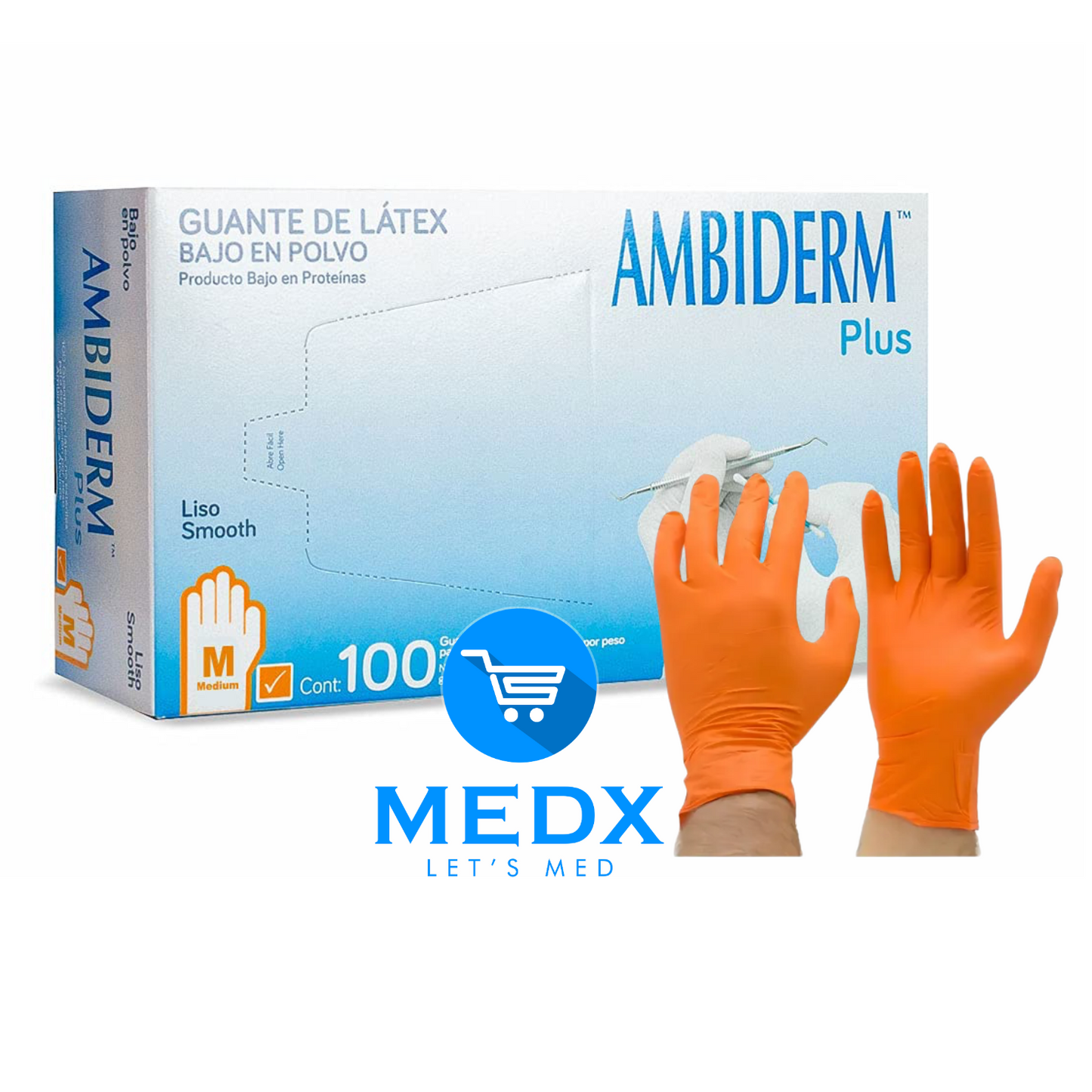 GUANTE DE LÁTEX AMBIDERM