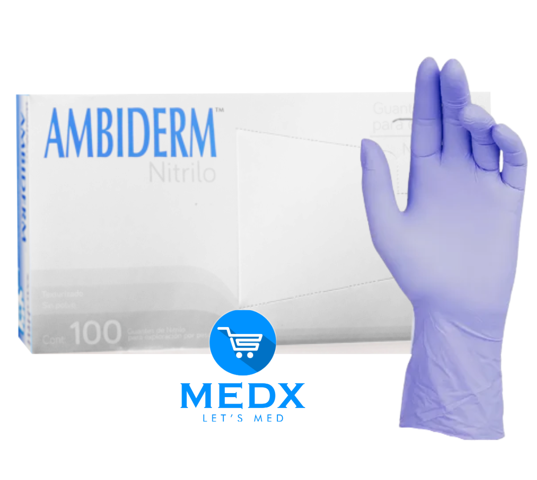 GUANTE DE NITRILO MARCA AMBIDERM