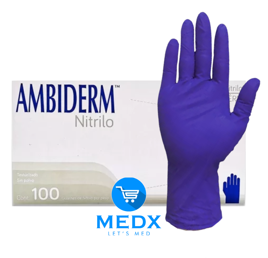 GUANTE DE NITRILO MARCA AMBIDERM