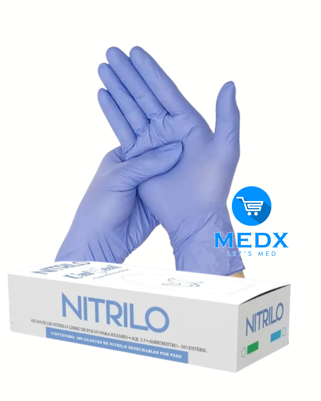 GUANTE DE NITRILO MARCA UNISEAL
