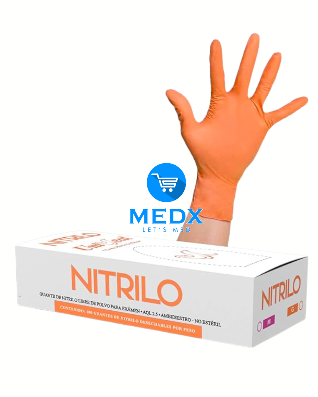 GUANTE DE NITRILO MARCA UNISEAL