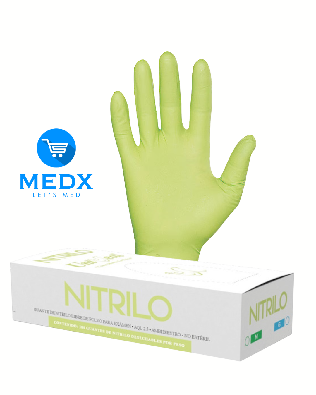 GUANTE DE NITRILO MARCA UNISEAL
