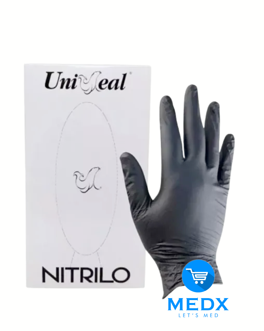 GUANTE DE NITRILO MARCA UNISEAL
