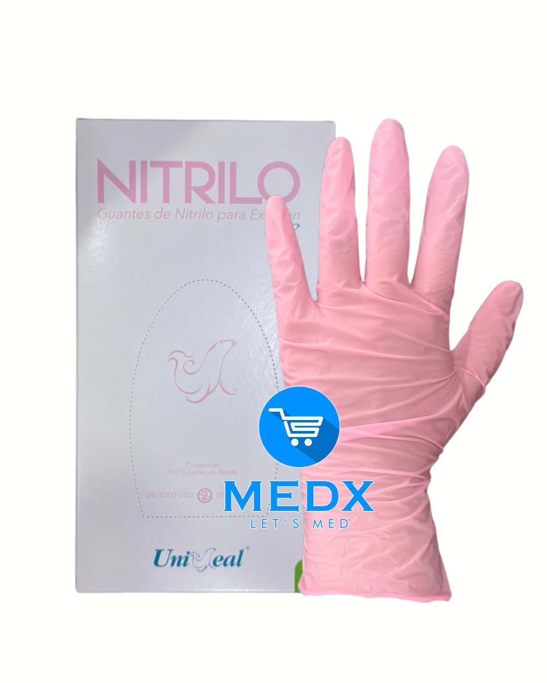 GUANTE DE NITRILO MARCA UNISEAL
