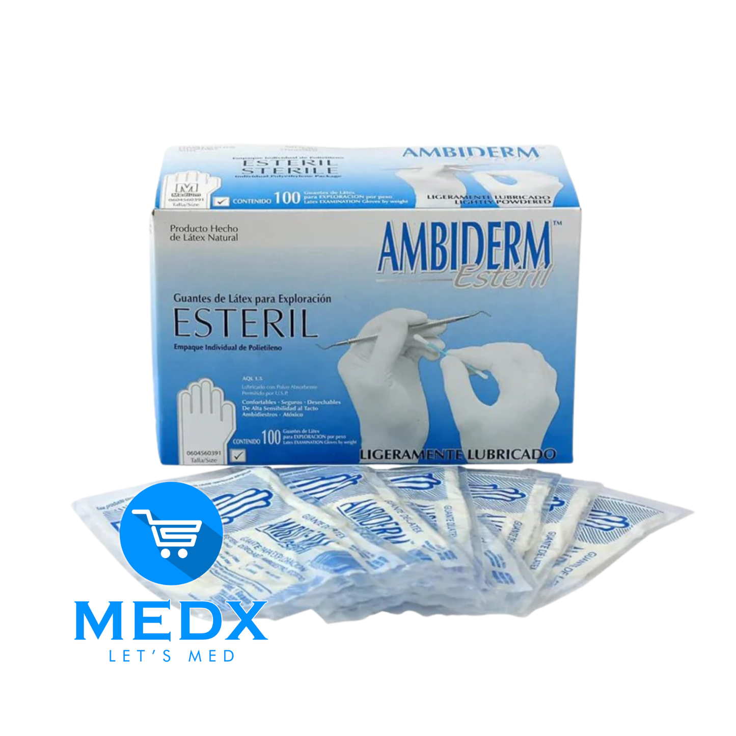 GUANTE DE LATEX ESTERIL